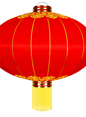 大红灯笼定做广告植绒布防水