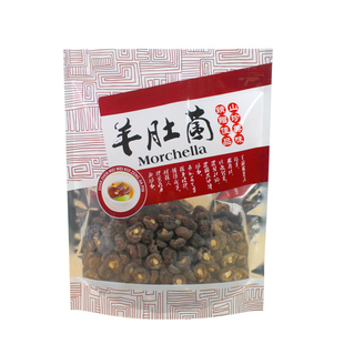 羊肚菌包装袋 菌袋500克自立拉链封口塑料包装袋食品级菌类塑料袋