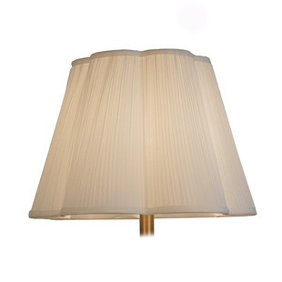 美式欧式布艺灯罩外壳白色梅花型台灯落地灯客厅卧室书房床头简约