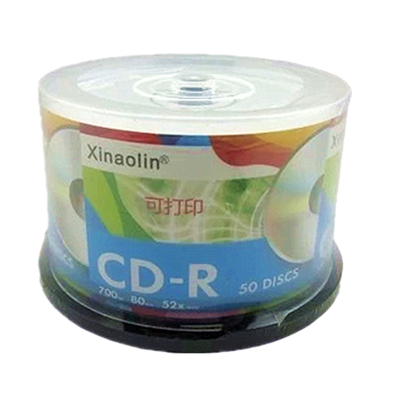新奥林优质可打印刻录空白光盘cd音乐视频婚庆dvd文件记录50片