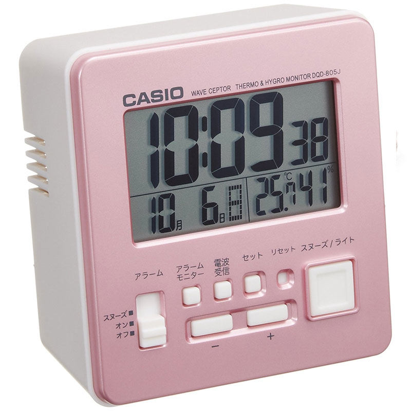 现货 Casio 卡西欧 DQD-800J | 805J 电子湿度温度计带时钟日历