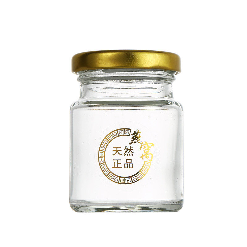 无铅耐高温分装带盖即食玻璃瓶