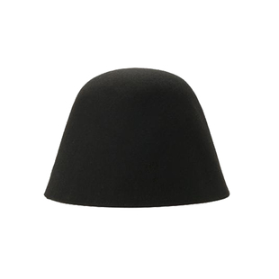 禁欲系秋冬英伦复古钟型盆帽子女羊毛呢筒帽韩版水桶百搭渔夫帽