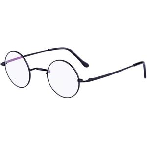 纯钛圆眼镜框复古老花镜男远视老光镜超轻100度150度200度圆形