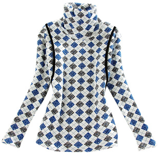 新品高领 保暖衣哺乳衣加绒加厚喂奶衣月子服修身 产后打底 侧开