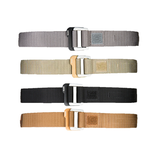 美国5.11双搭铝扣尼龙裤带511战术腰带军迷户外攀登作训59510腰带