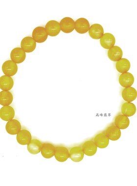 天然老黄玉黄龙玉圆珠a货新疆金丝玉佛珠子项链多圈手链手串男女