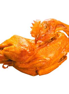 山东青岛巴子熏鸡烤烧鸡590-600克留鲜装熟食熏鸡小公鸡