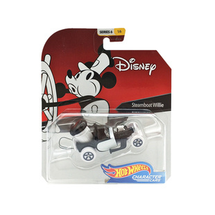 风火轮迪士尼角色小车模型玩具威利号汽船米老鼠STEAMBOAT WILLIE
