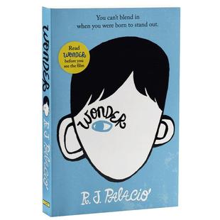 wonder奇迹男孩英文原版 奇迹男孩英文版 wonder英文版 电影原著小说 可搭 flipped怦然心动英文原版夏洛的网 励志儿童青少年