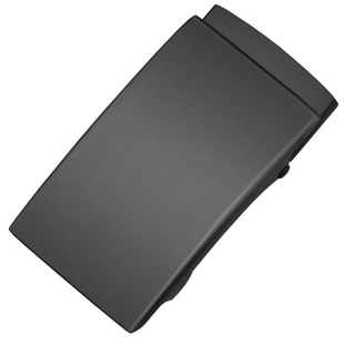 无孔皮带头男士自动扣头无牙腰带扣3.5cm无卡槽平滑光面裤带配件