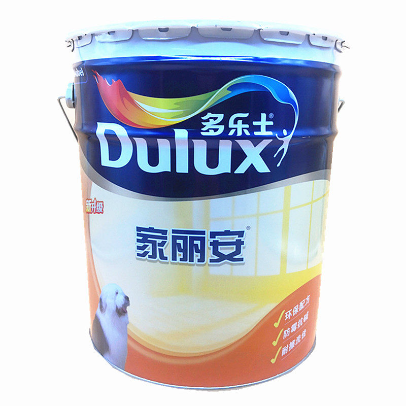 多乐士家丽安墙面漆净味乳胶漆内墙漆防霉环保涂料白色漆哑光油漆