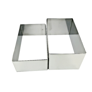 三能SN3375长方形慕斯圈6寸8寸10寸不锈钢 加高3 5 7厘米饼干切模