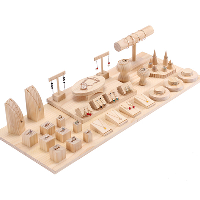 实木首饰展示架珠宝店柜台饰品