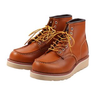 美式875阿美咔叽牛皮机车red高帮红翼工装鞋复古马丁靴男女靴wing