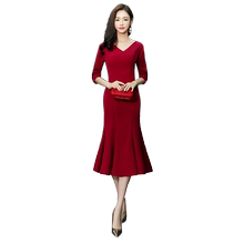 新娘夏红色女结婚平时可穿小晚礼服1