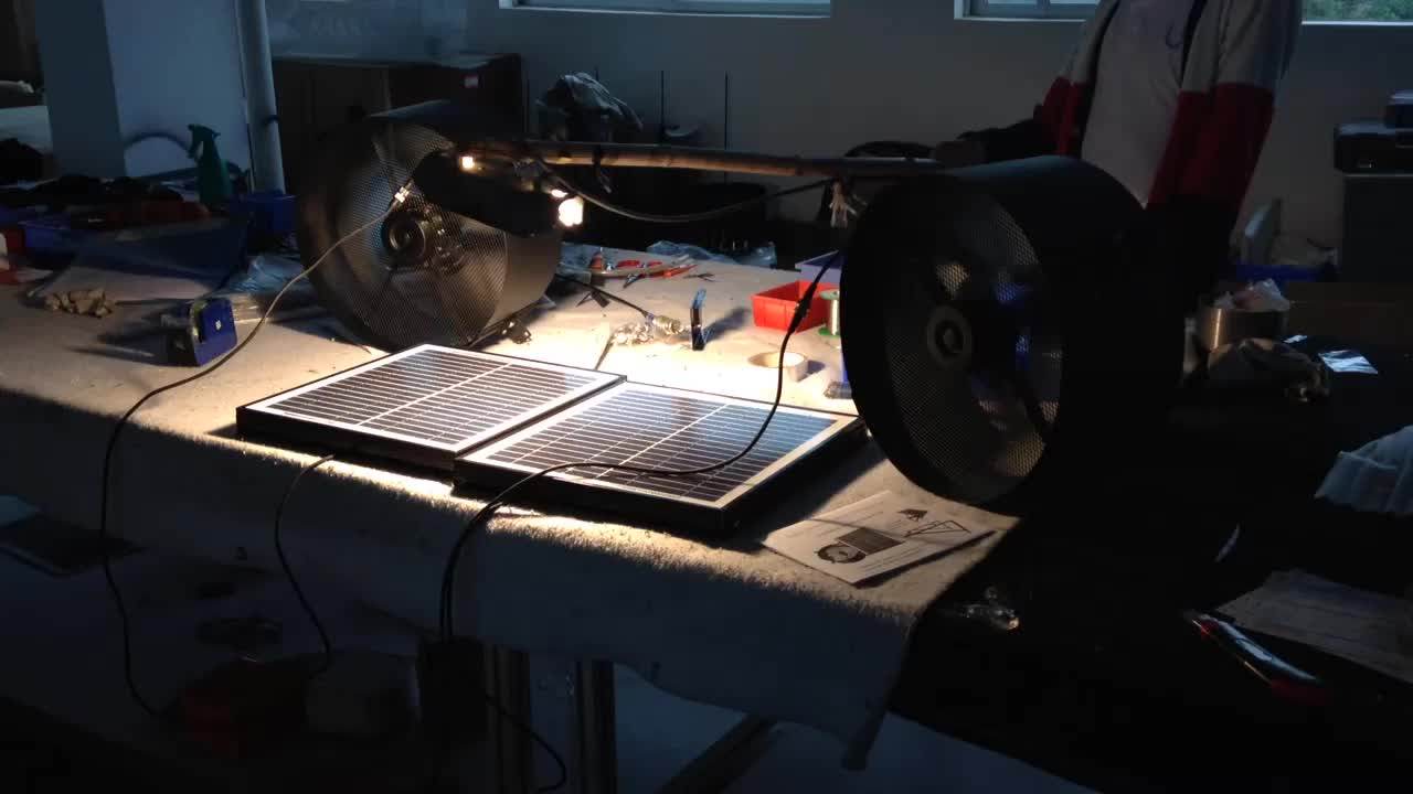 Vent Tool Eco Exhaust Fan 12v Dc Motor 30w Solar Gable Fan With Solar