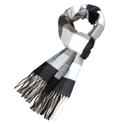 冬季百搭简约男士围巾