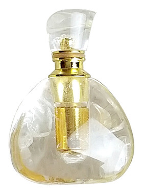 天然白水晶香薰瓶吊坠通透精油