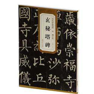 唐柳公权玄秘塔碑 柳体传世历代碑帖精粹 简体旁注 楷书碑帖毛笔字帖柳公权玄秘塔书法古帖成人楷书初学者入门临摹 安徽美术出版社
