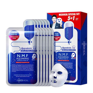 韩国Mediheal美迪惠尔积雪草精粹补水面膜玻尿酸芦荟鱼腥草桦树桔