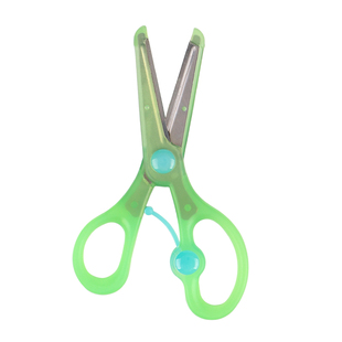 现货日本kutsuwa stad儿童安全剪刀圆头右手左手幼儿园手工2岁+