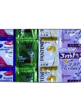 海飞丝飘柔潘婷去屑一次性洗发露