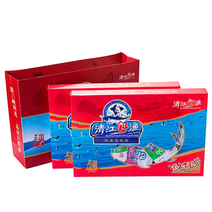 包邮土老憨清江野渔礼盒鱼肉干小鱼仔248g/盒湖北宜昌三峡特产