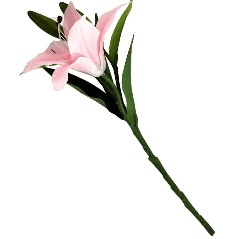 百合室内插花客厅装饰摆件