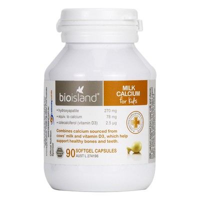 Bioisland澳洲婴幼儿乳钙鱼油DHA