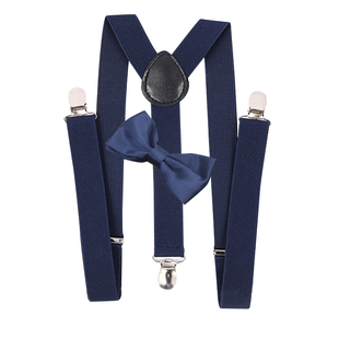 婚礼伴郎服兄弟团衬衫西裤背带领结男士英伦西装裤吊带蝴蝶结复古