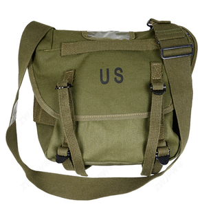 越战美式复古M1961挎包复刻纯棉帆布织带