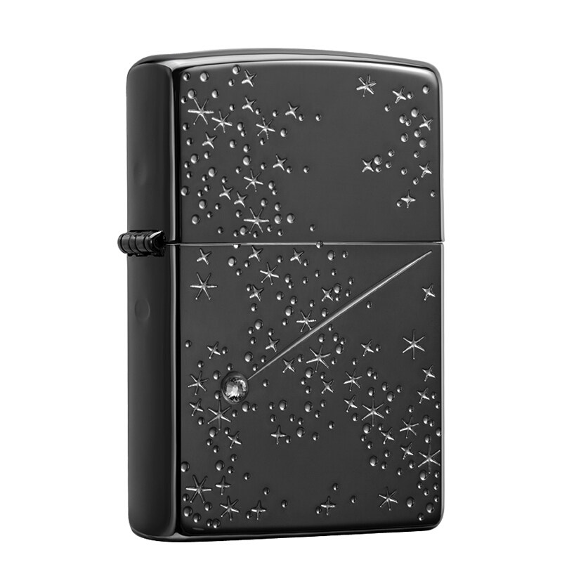zippo蓝冰水晶煤油打火机定制