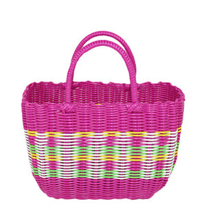 买菜篮子塑料手提篮蔬菜水果篮浴室洗澡收纳篮宠物玩具野餐购物篮