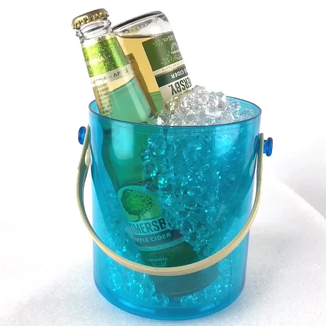 Mini Acrylic Ice Bucket With Lid And Tong For Travel Buy Clear