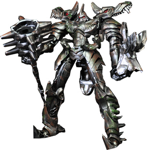 乔爸重涂 变形金刚4 电影飞镖飞标 金属 翼龙 机械恐龙 上色