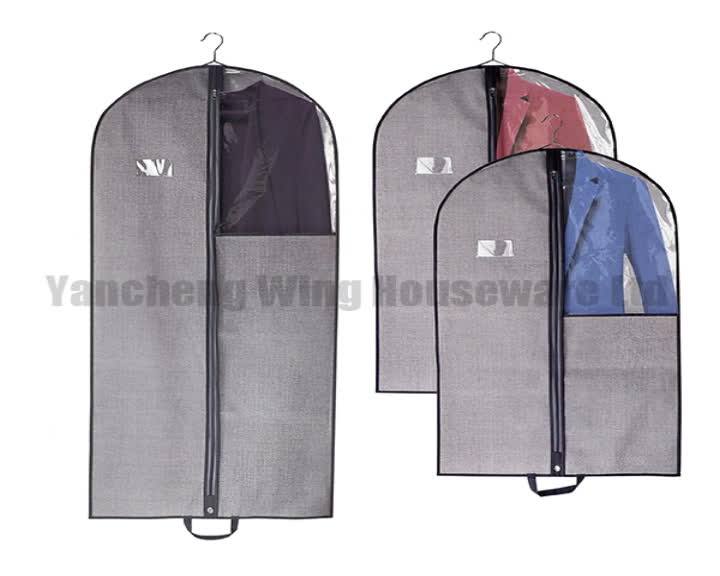 Hanging Travel Closet Clear Organizer Cheap Plastic Zipper Nonwoven