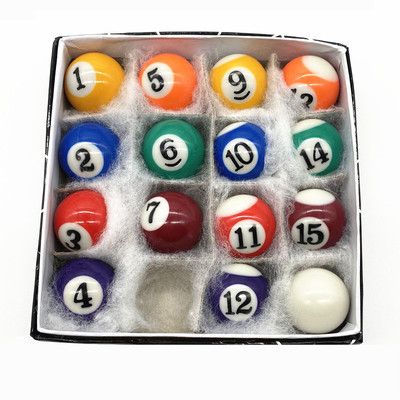 包邮 儿童台球子25MM32MM38成人玩具小孩子黑八美式宝宝桌球用品