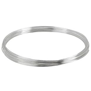 925银丝线 半硬软绕线串珠戒指吊坠玉石网包DIY造型silver wire