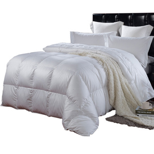 飞雁蒙鹅脱卸式95白鹅绒高档纯棉结婚庆喜被加厚羽绒冬被鹅绒被