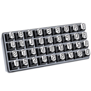 俊拓字模钢印 钢字码冲子0-10mmAZ钢印钢号码数字符号英文钢字母