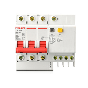 德力西DZ47s空气开关断路器家用dz47-60总闸1P2P3P16A20A32A63A