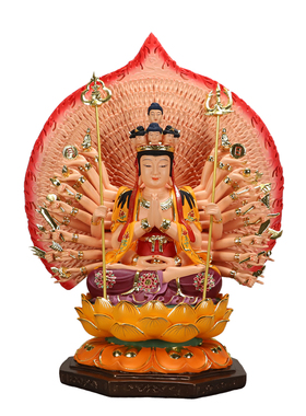 多款南海滴水宝瓶送子观音坐站自在骑龙观世音菩萨中式佛像摆件