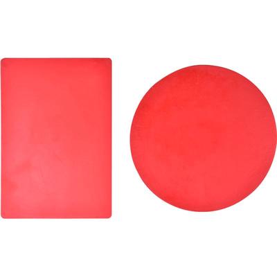 浩立信加厚方形印章用垫橡胶软垫板圆形印章垫盖章垫板 办公会计财务办公用品文具