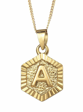 清货野生士多吊坠你的名字项链