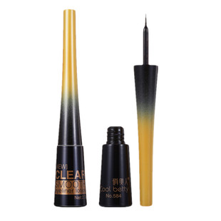 俏美人明晰柔滑速干眼线液笔持久防水不晕染极细软头彩妆专柜正品