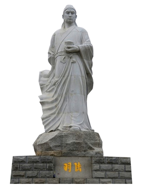 诸葛亮古代园林景观人物雕塑定制