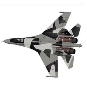 小号手军事拼装飞机模型 1/48 中国歼11第四代战斗机 80398