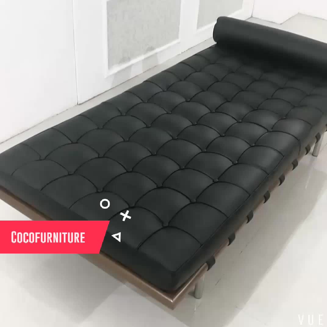 Copy Designer Furniture barcelona daybed / replica furniture /bauhaus furniture design Copy Designer Furniture barcelona daybed / replica furniture /bauhaus furniture design