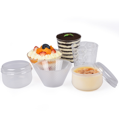 慕斯杯一次性木糠杯塑料布丁杯提拉米苏杯透明木康杯 100只装包邮